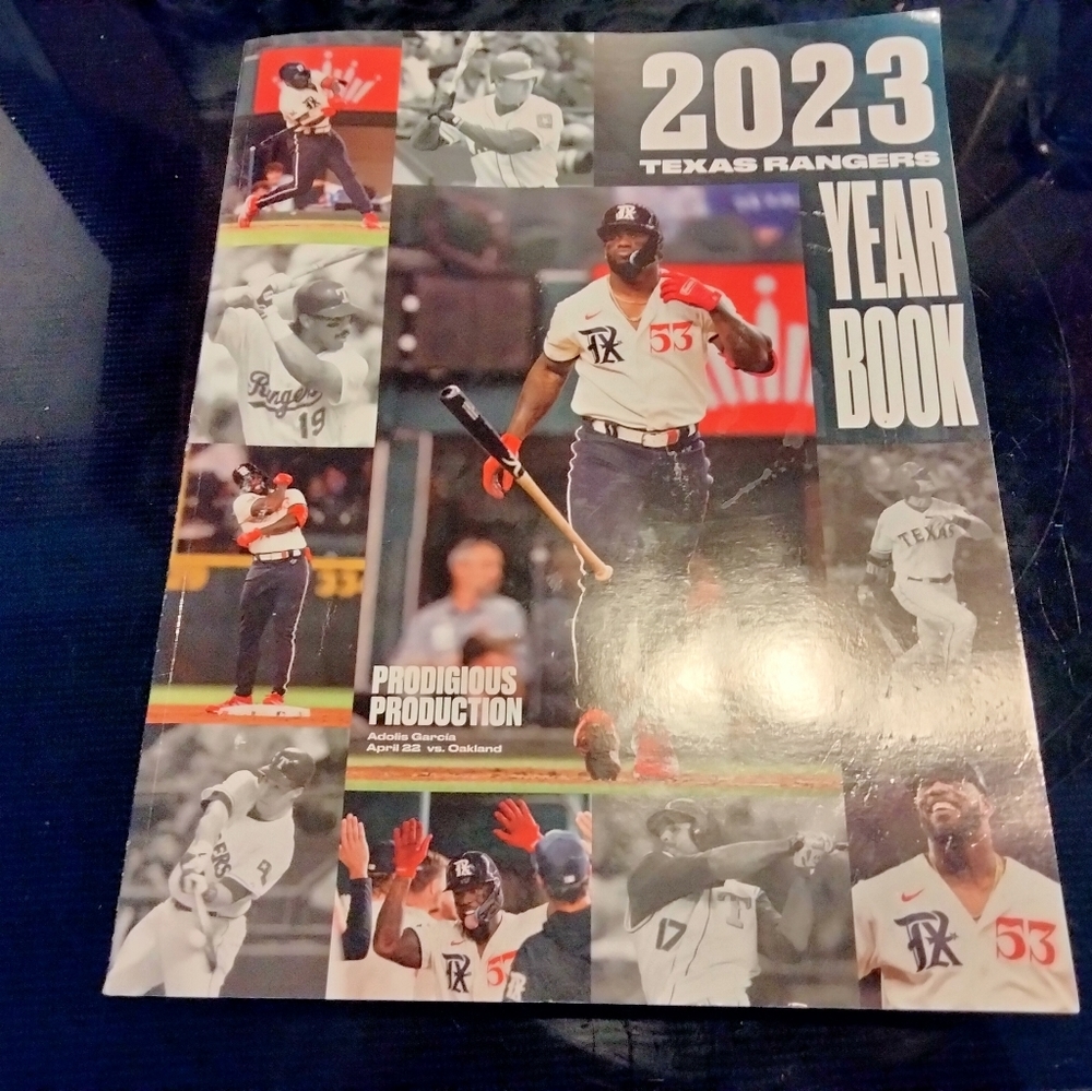 Free 2023 rangers special edition  year book when you buy a degrom bobblehead